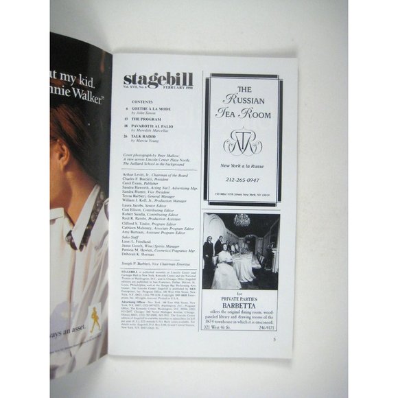 Il  Trovatore New York City Opera Stagebill February 1990 Lincoln Center - Picture 2 of 7